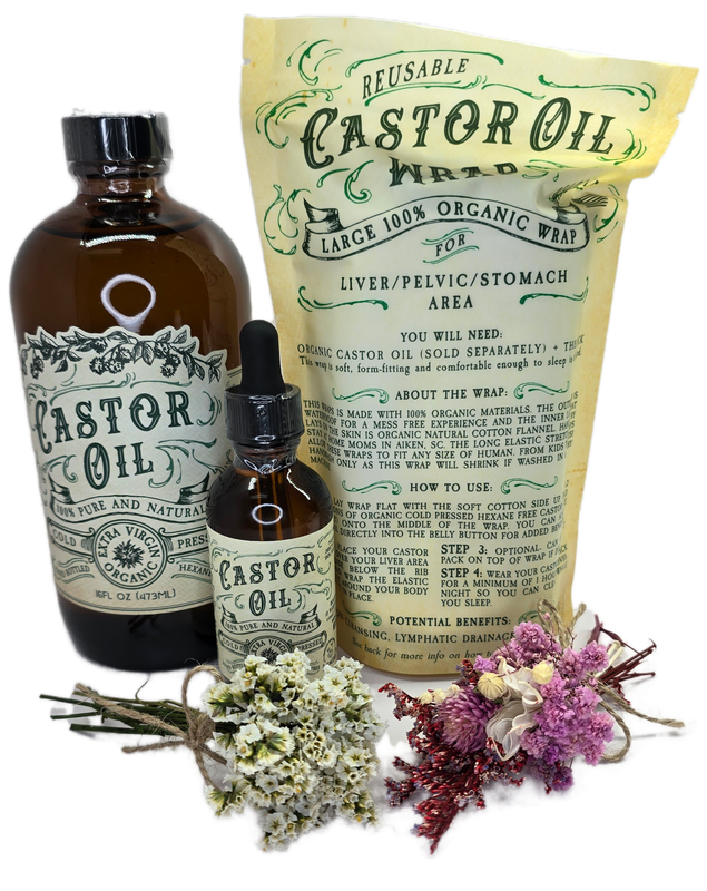 Castor Oil Wrap (Castor Oil sold separately)