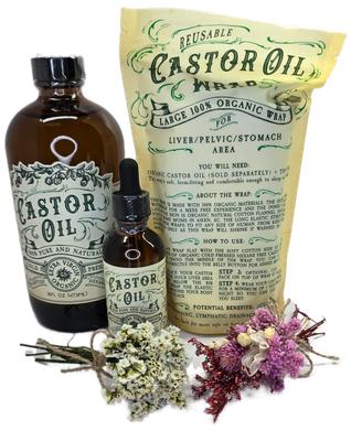 Castor Oil Wrap (Castor Oil sold separately)