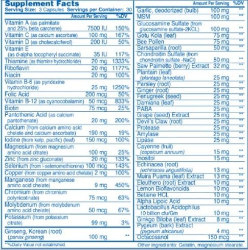 Total Man Senior Multivitamin