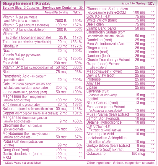 Total Woman Senior Multivamin