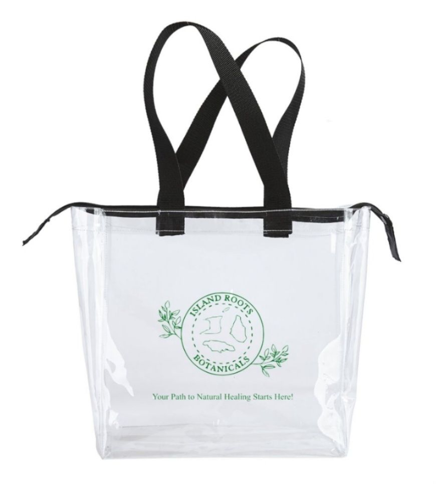 Stadium Tote Swag Bag with Zipper