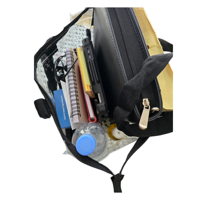 Stadium Tote Swag Bag with Zipper