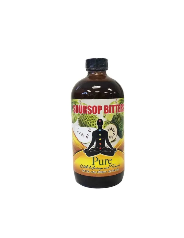 Soursop Bitters with Moringa and Turmeric 16oz