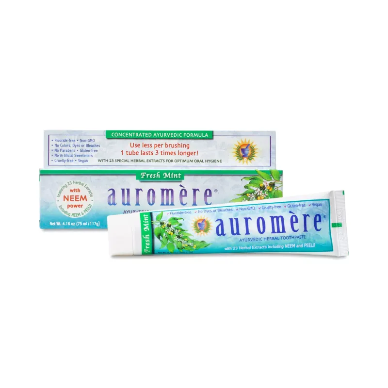 Auromere Ayurvedic Neem Toothpaste (Fresh Mint)