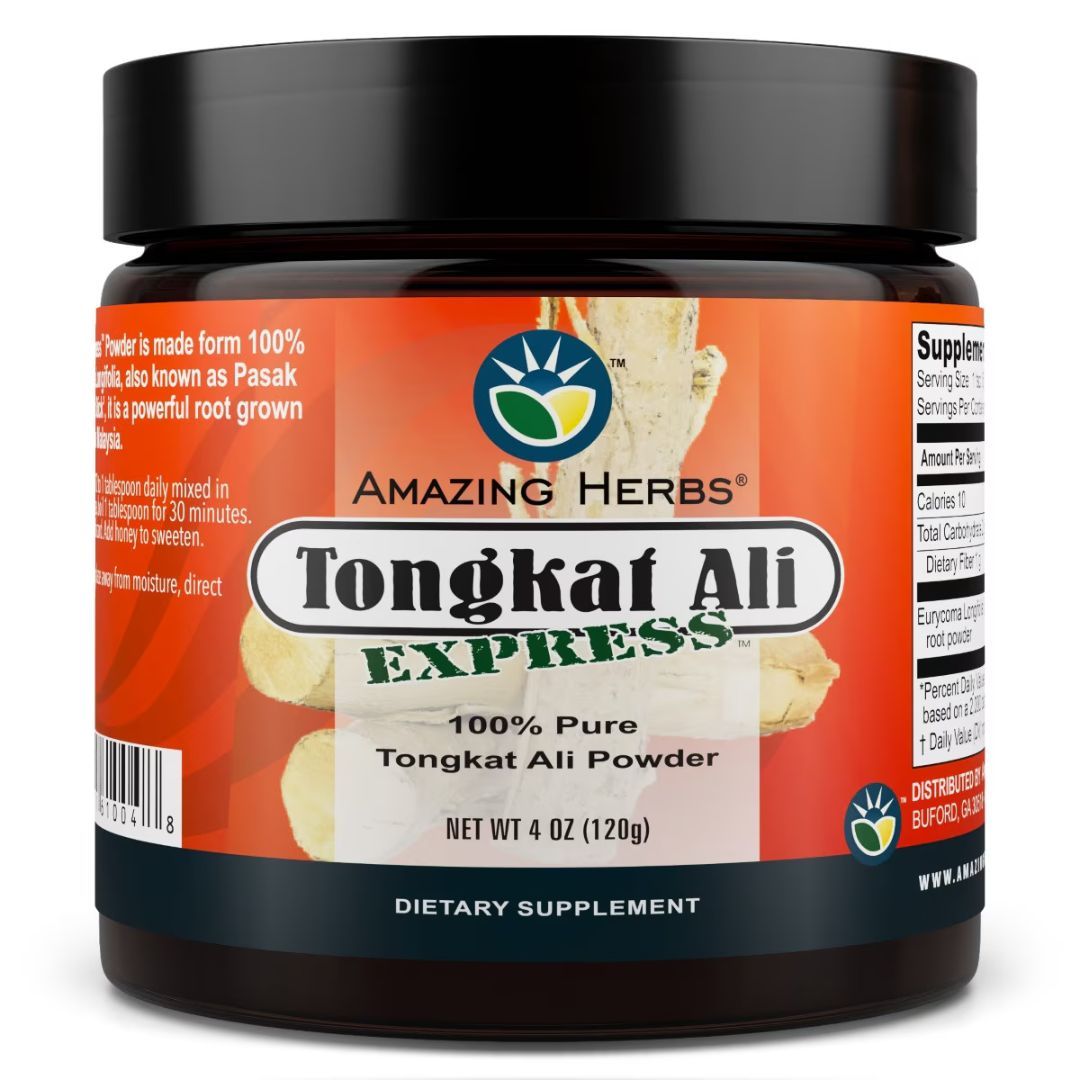 Amazing Herbs Tongkat Ali Express Powder 4 oz