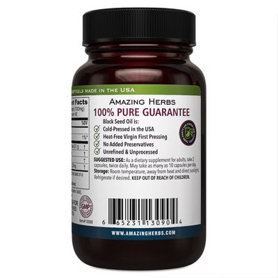 Premium Black Seed Oil Caps