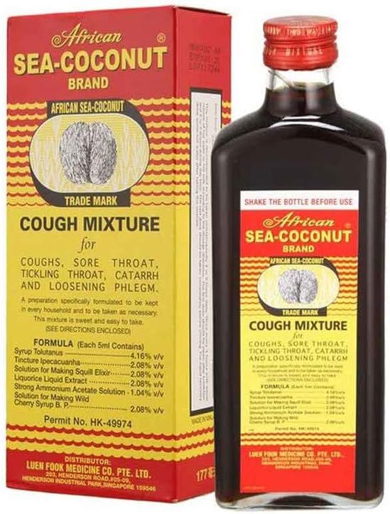 African Sea-Coconut Sore Throat Syrup 6 fl oz