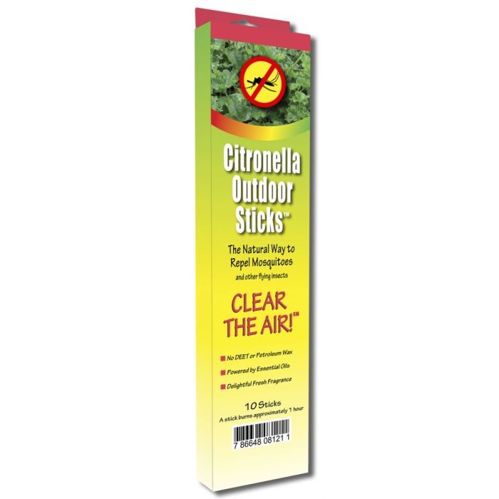 Clear The Air Citronella Outdoor Sticks