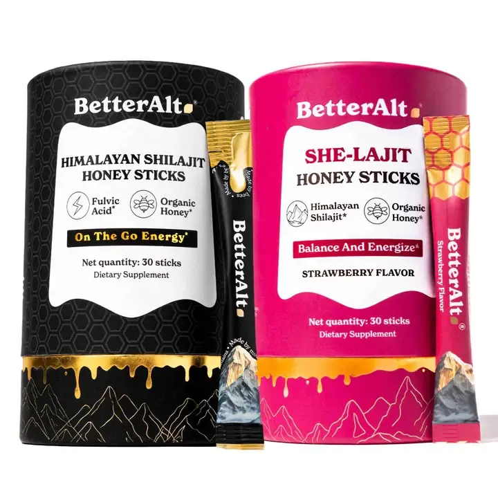 BetterAlt Himalayan Shilajit Honey Sticks Him &amp; Her Bundle