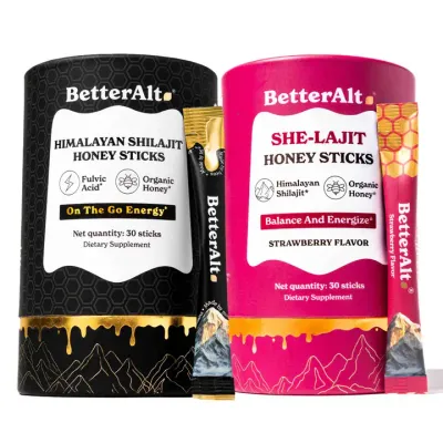 BetterAlt Himalayan Shilajit Honey Sticks Him &amp; Her Bundle