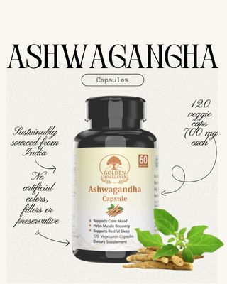 Ashwagandha Capsules | 700 mg 10 Vegetarian Capsules