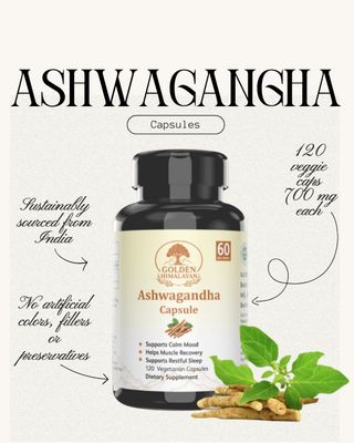 Ashwagandha Capsules | 700 mg 10 Vegetarian Capsules