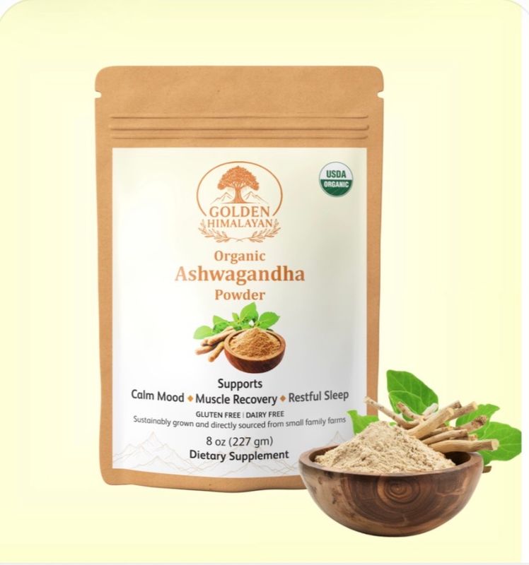 Organic Ashwagandha Powder 8oz