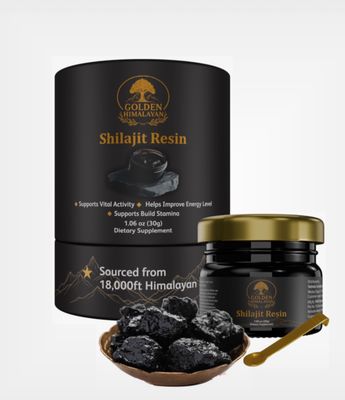 Pure Himalayan Shilajit Resin (Gold Grade) | 30 g Resin