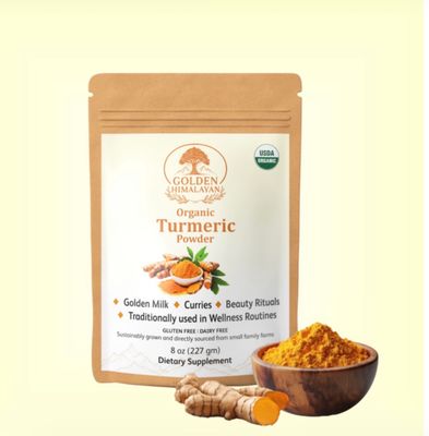 Organic Turmeric Root Powder | 8 oz