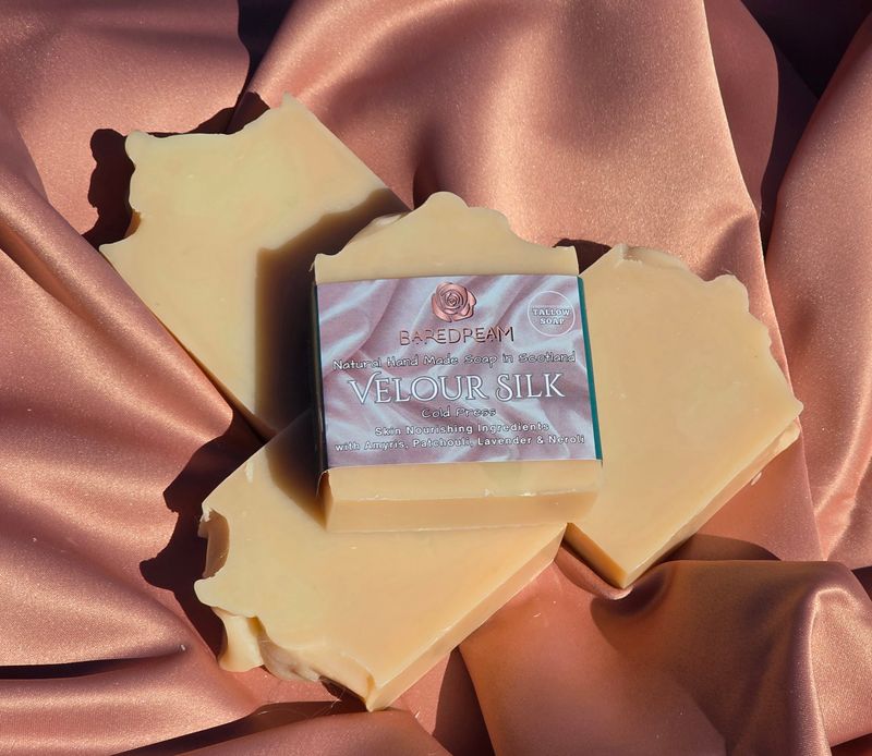 Velour Silk - Tallow Soap Bar