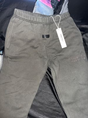 Off black essentials sweat pants
