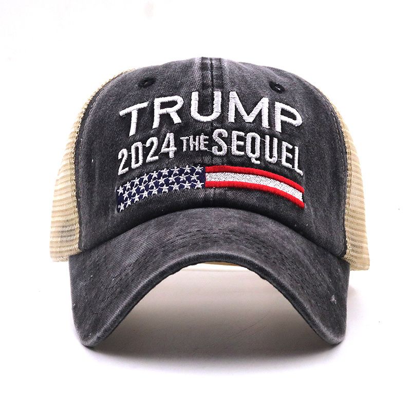 Trump 2024 The Sequel Embroidered Mesh Cap