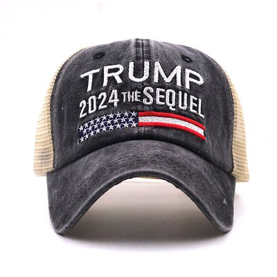 Trump 2024 The Sequel Embroidered Mesh Cap