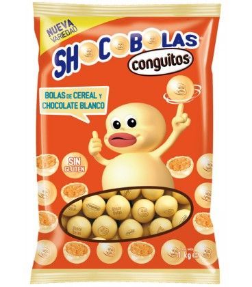 CONGUITOS SHOCOBOLA BLANCA 1KG