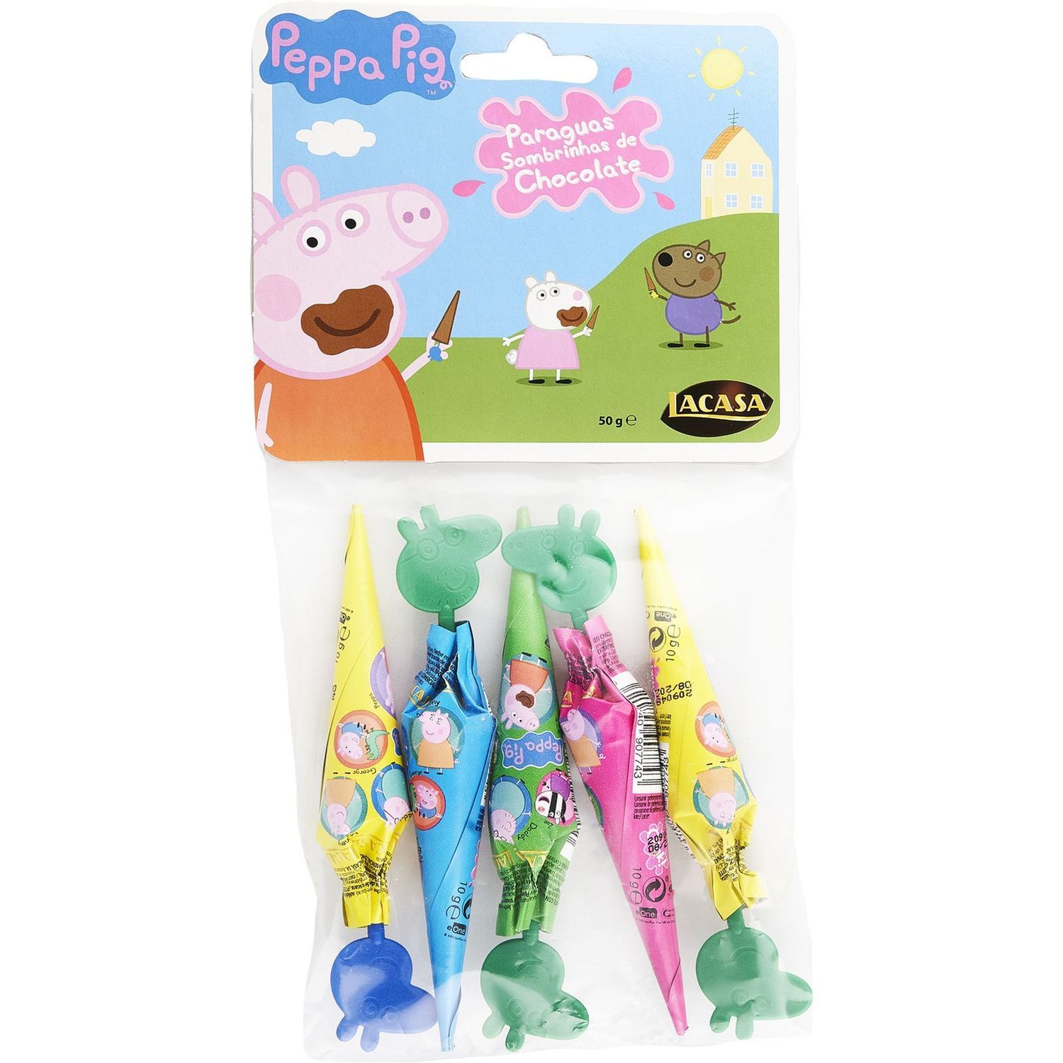 PEPPA PIG PARASOLES PACK-5 50G