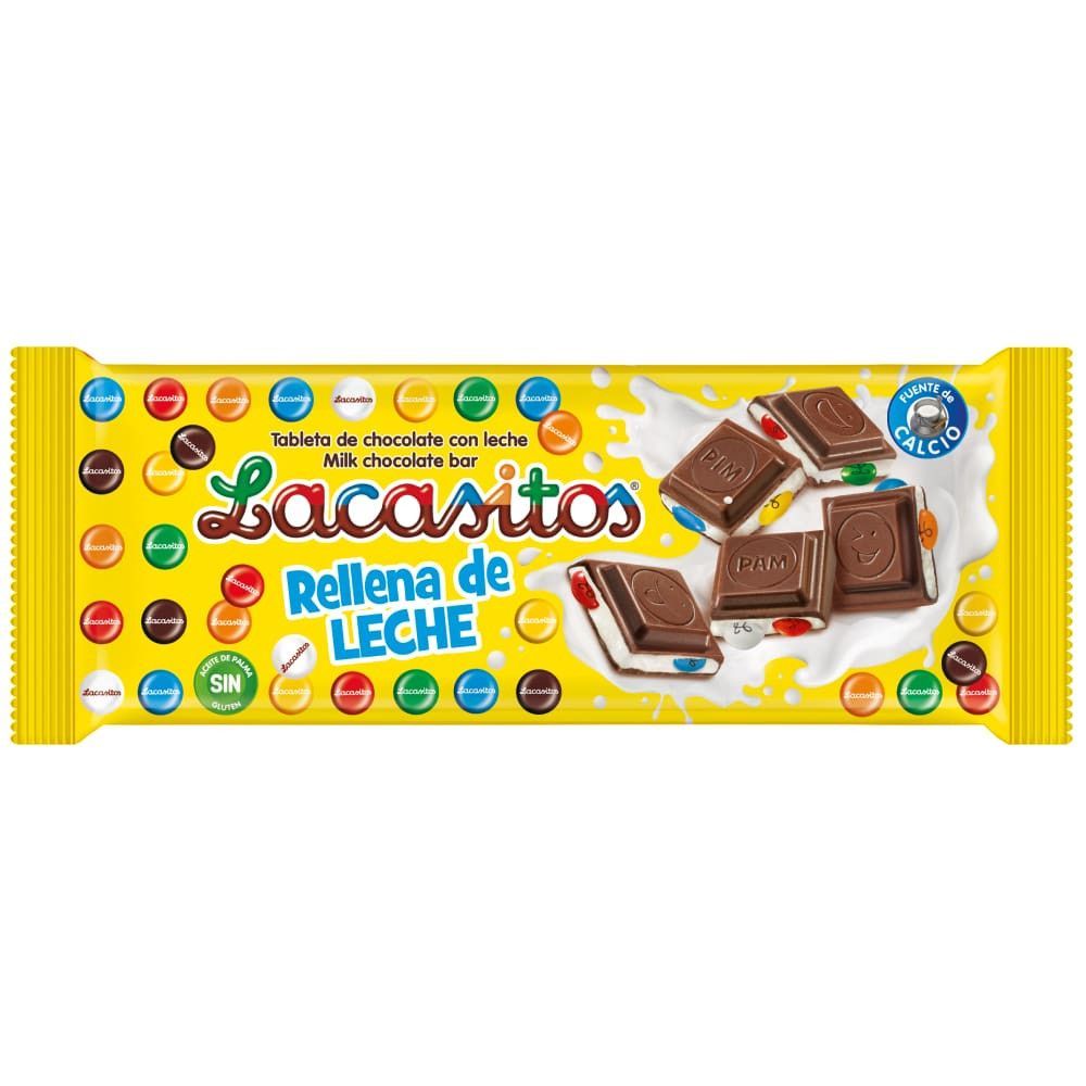 TABLETA RELLENA LACASITOS LECHE 100G