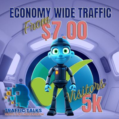 Economy Wide Traffic  - From 5k - 500k Visitors