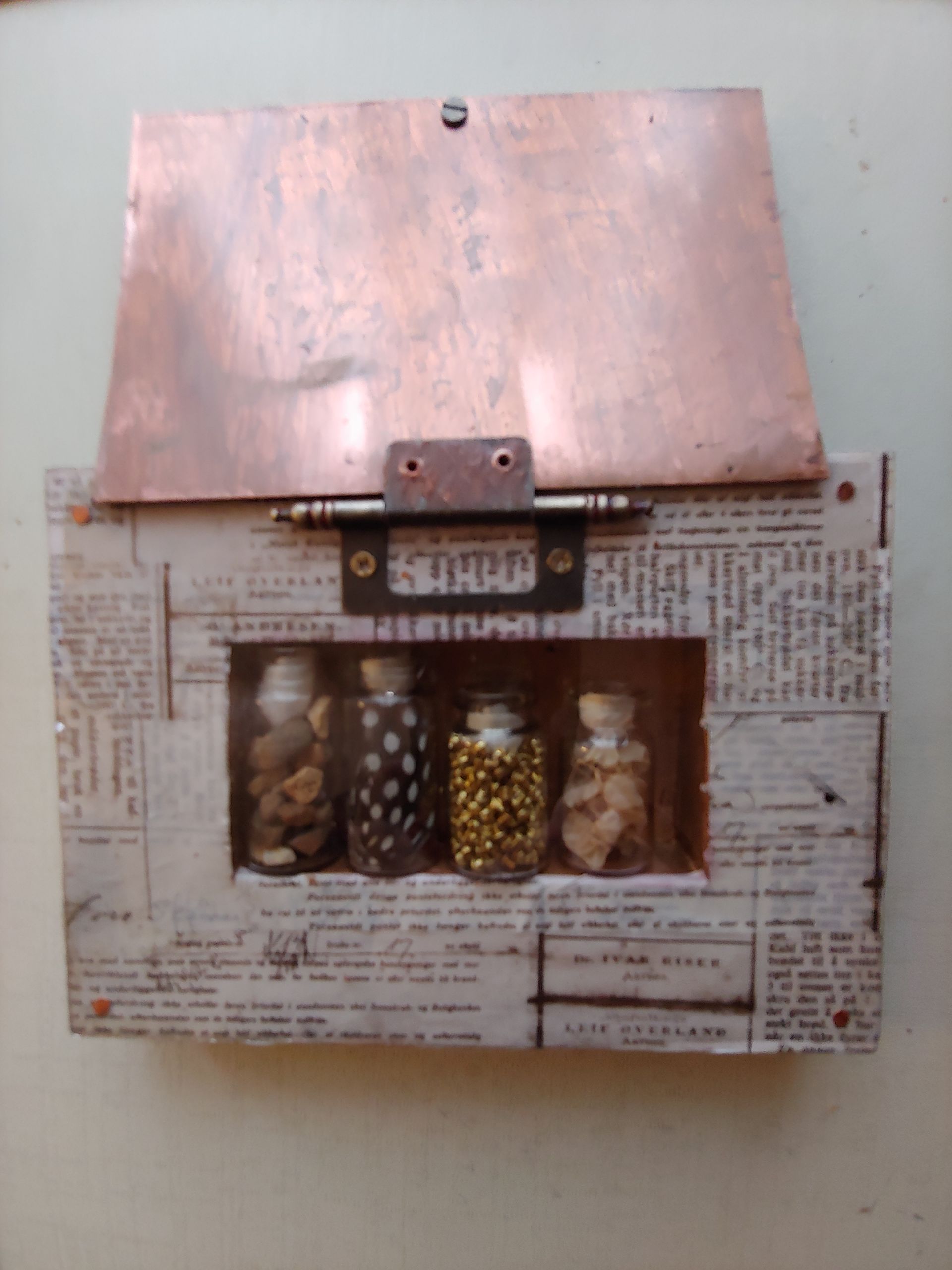 ETCHED COPPER TINY BOOKS