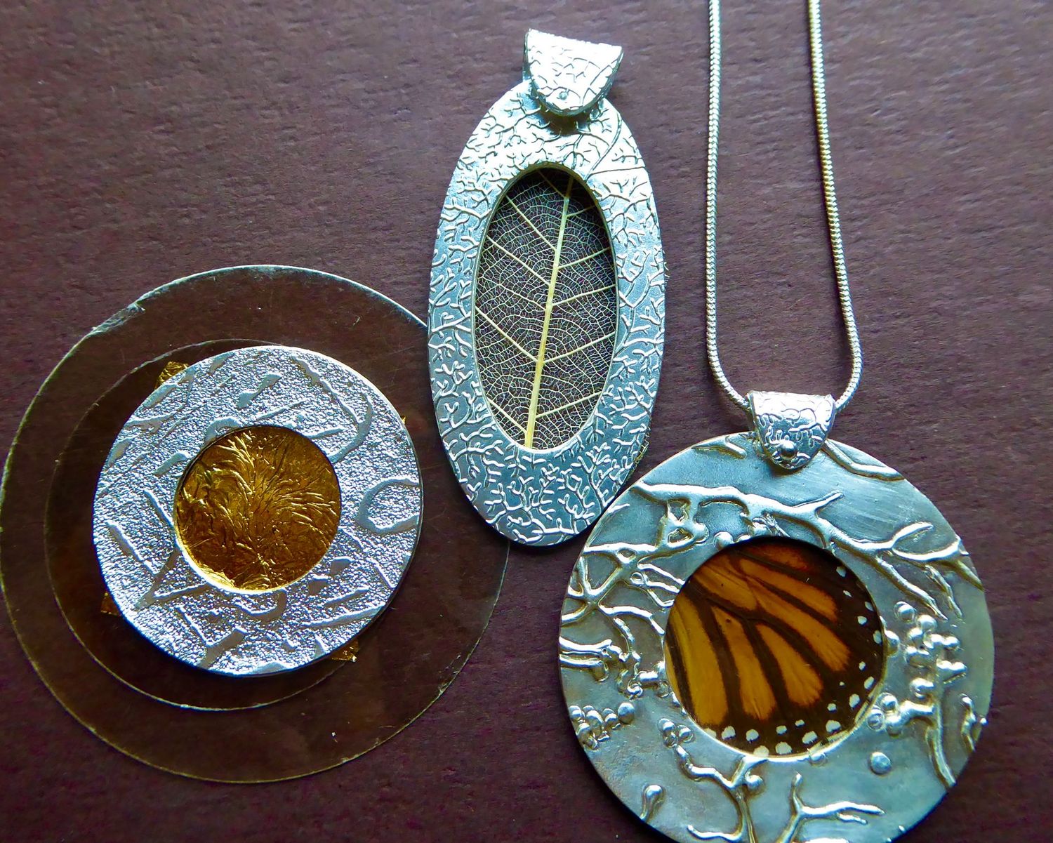 FRAGILE CAPTURES IN SILVER METAL CLAY