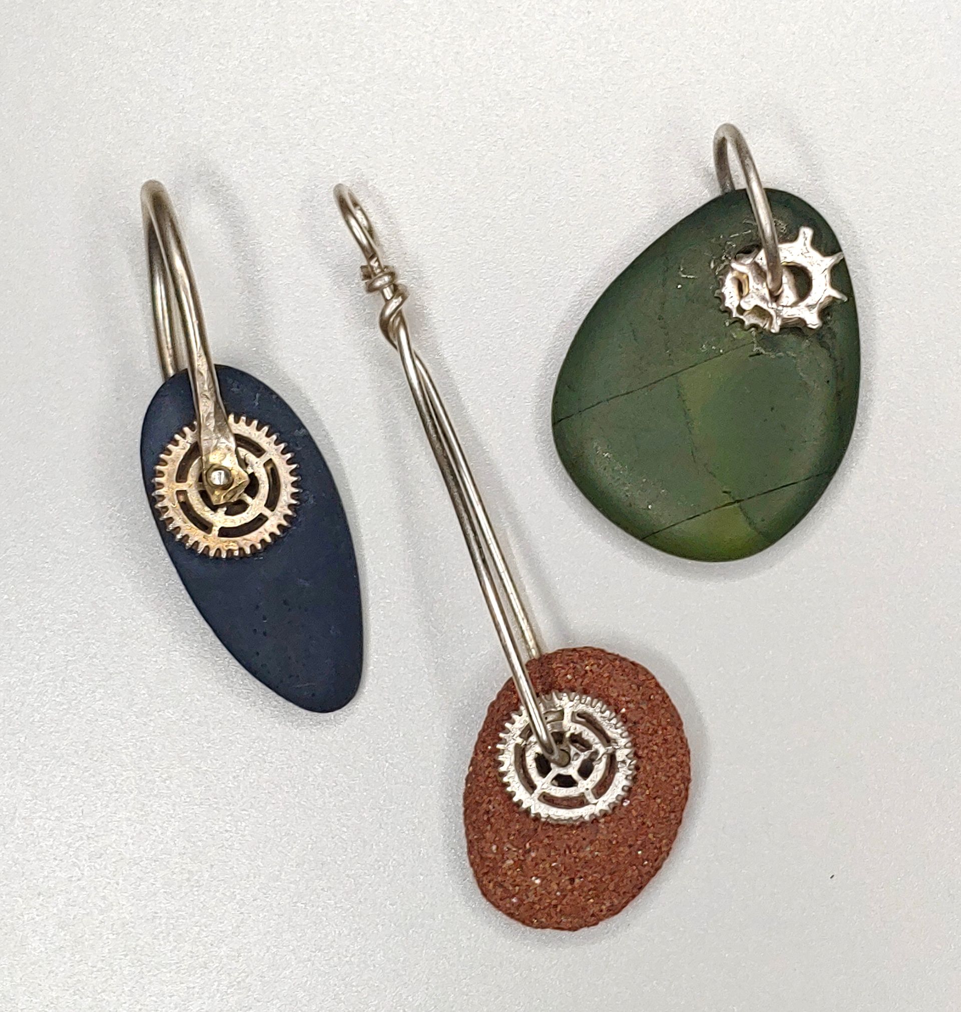 SILVER METAL CLAY AND PEBBLES