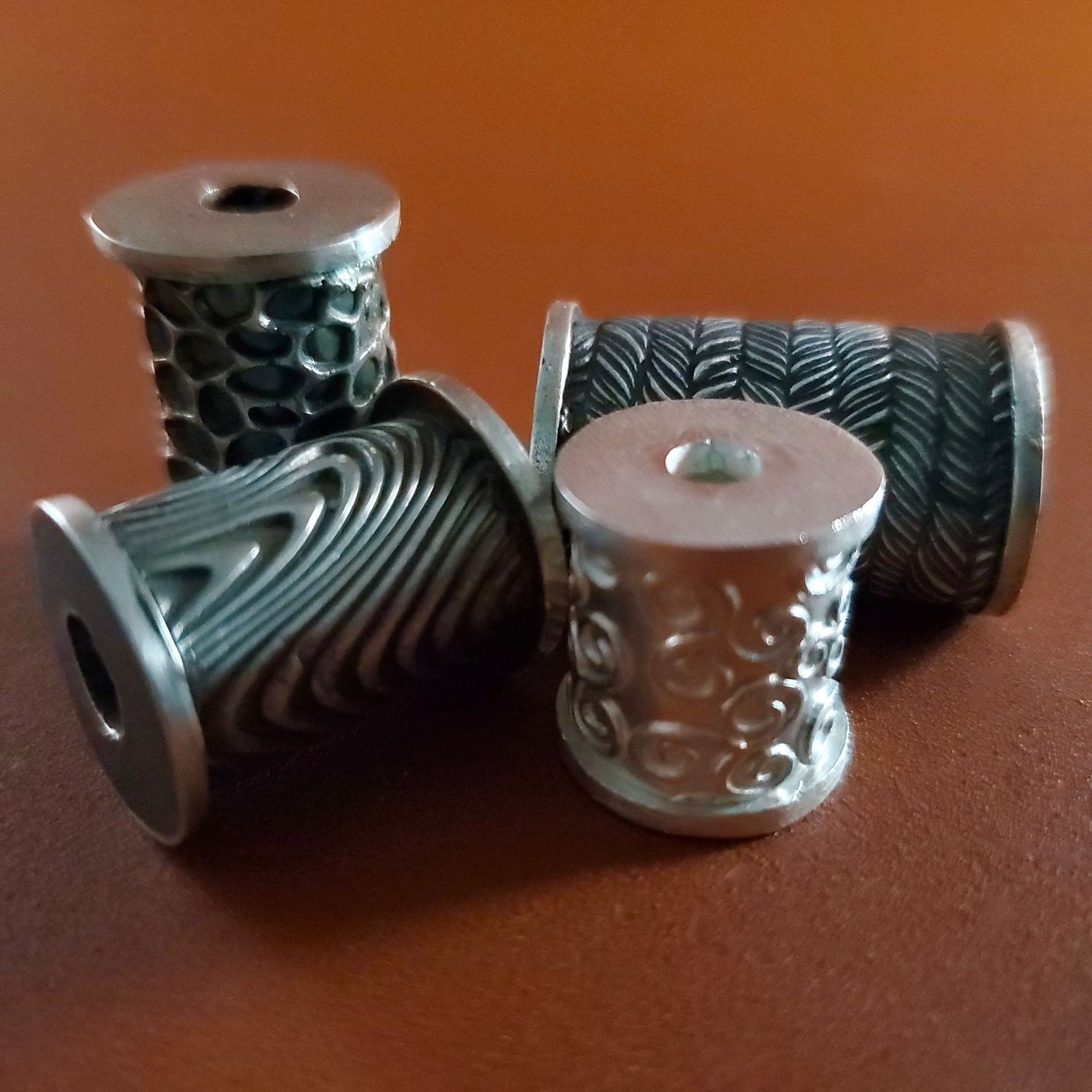 SILVER METAL CLAY BEAD MAKING