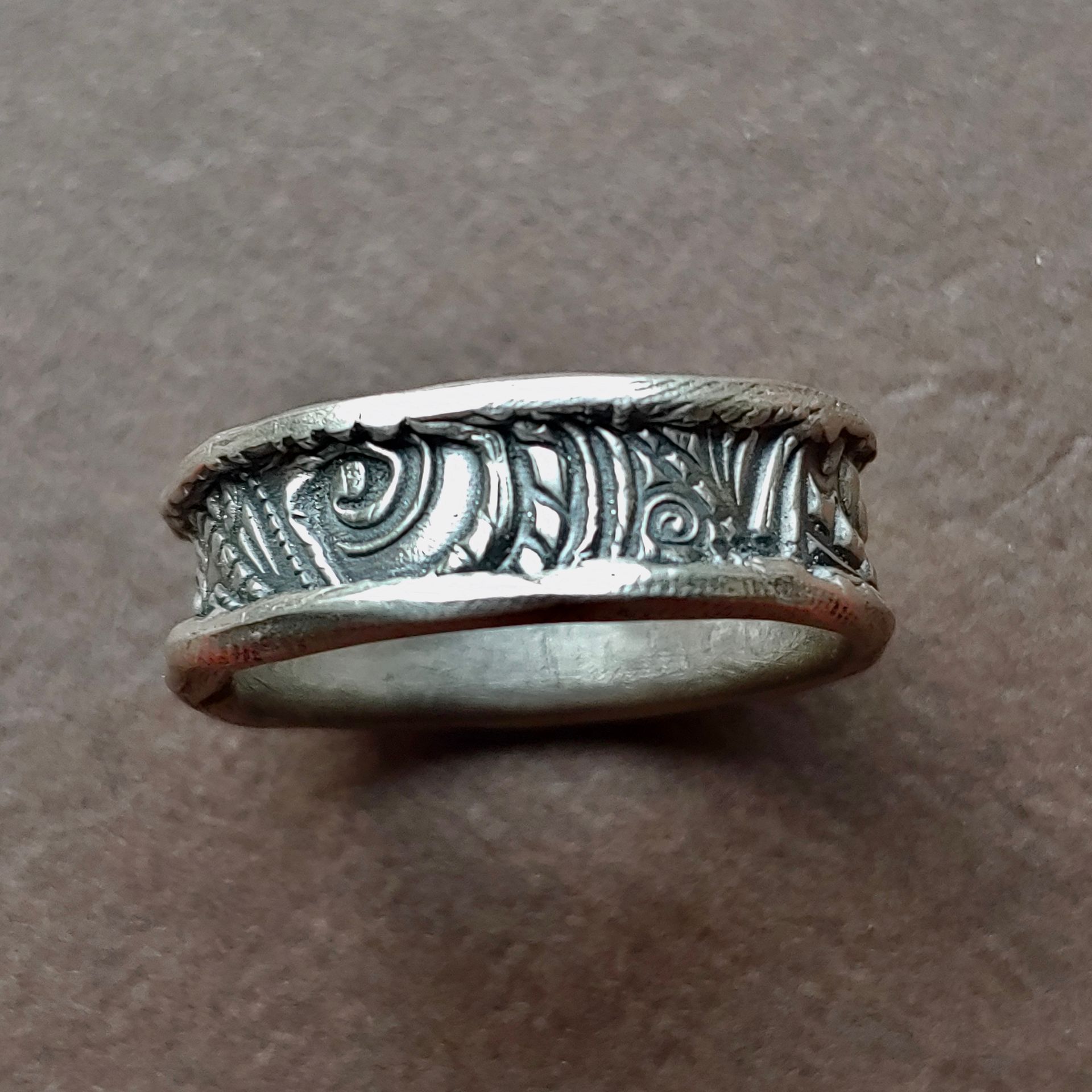 STERLING SILVER PRECIOUS METAL CLAY RING MAKING