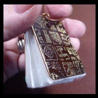 ETCHED COPPER TINY BOOKS