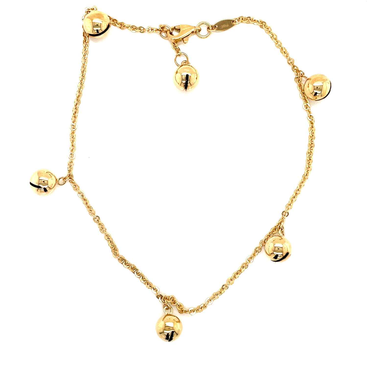 14kt Yellow Gold Anklet