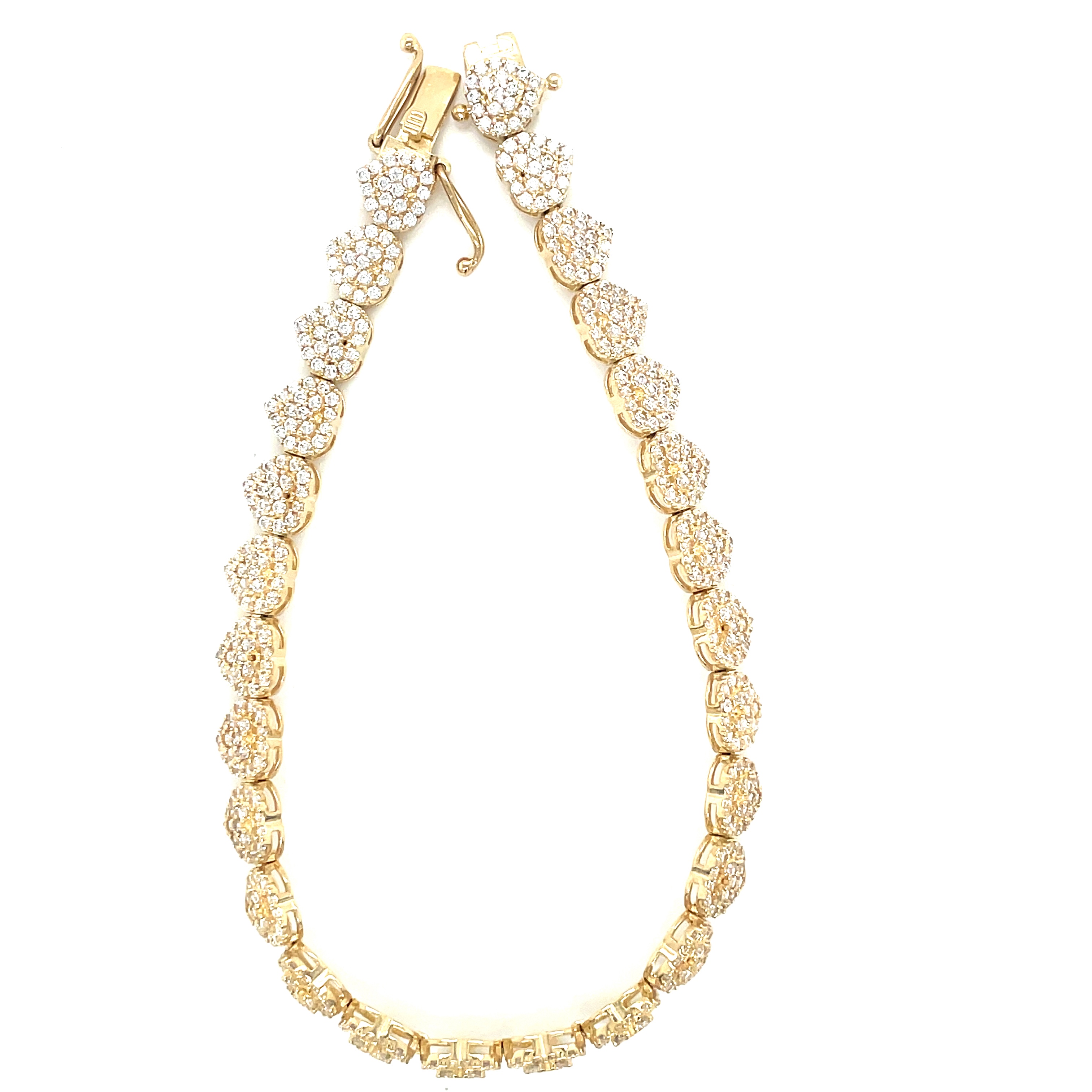 14kt Yellow Gold Women's Heart Necklace with Box Clasp