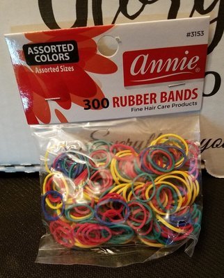 Annie Rubber Bands Assorted Colors 300 ct