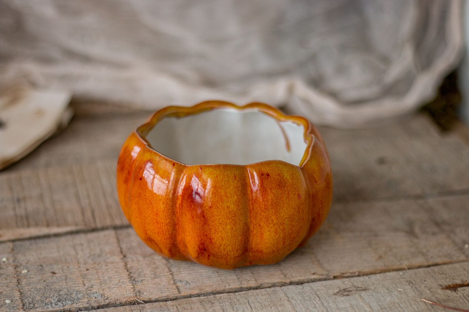 Pumpkin bowl