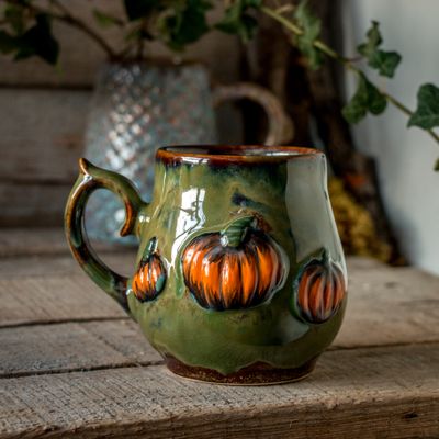 Pumpkin mug, Harvest mug