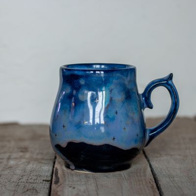 Strange Mug, Ceramic Mug, Handmade pottery