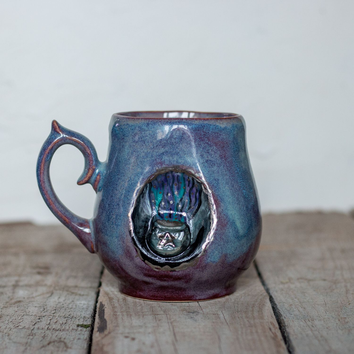 Strange Mug, Ceramic Mug, Handmade pottery