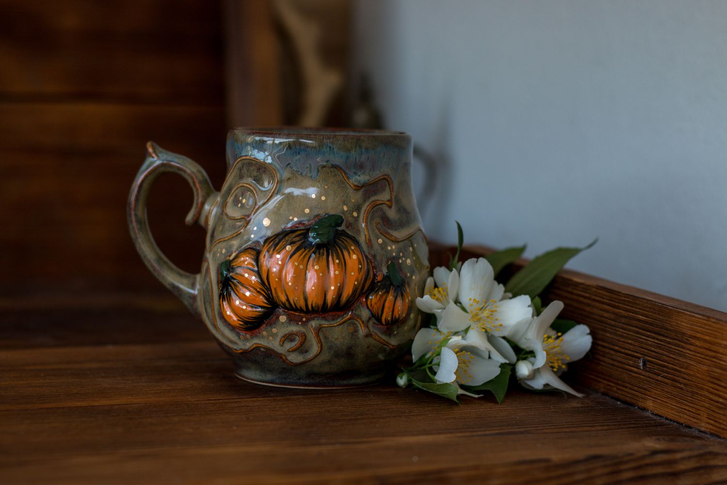 Pumpkin mug, Harvest mug