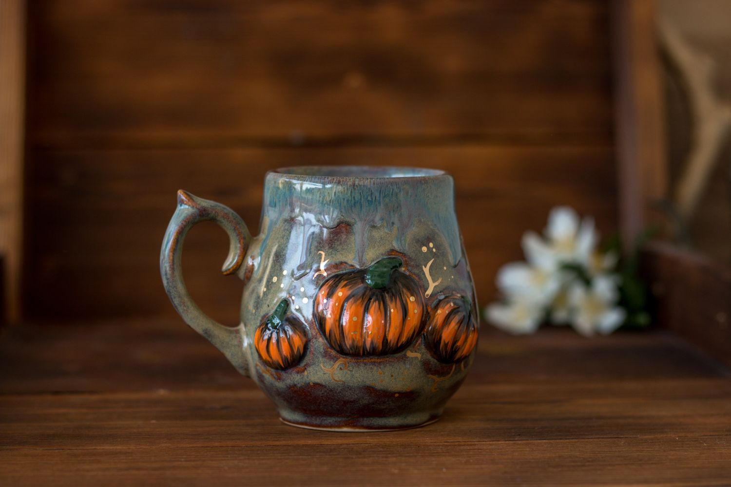 Pumpkin mug, Harvest mug
