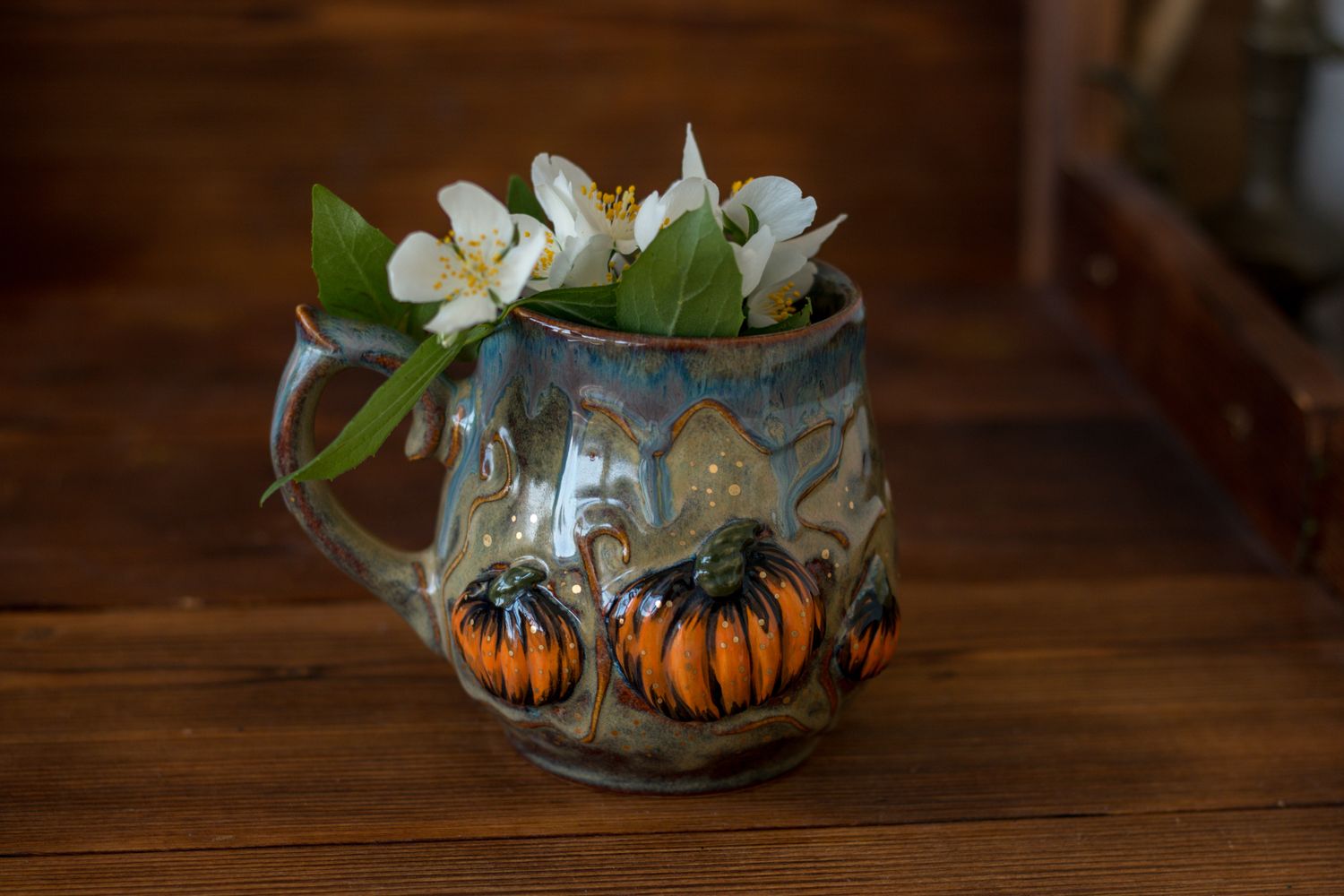 Pumpkin mug, Harvest mug