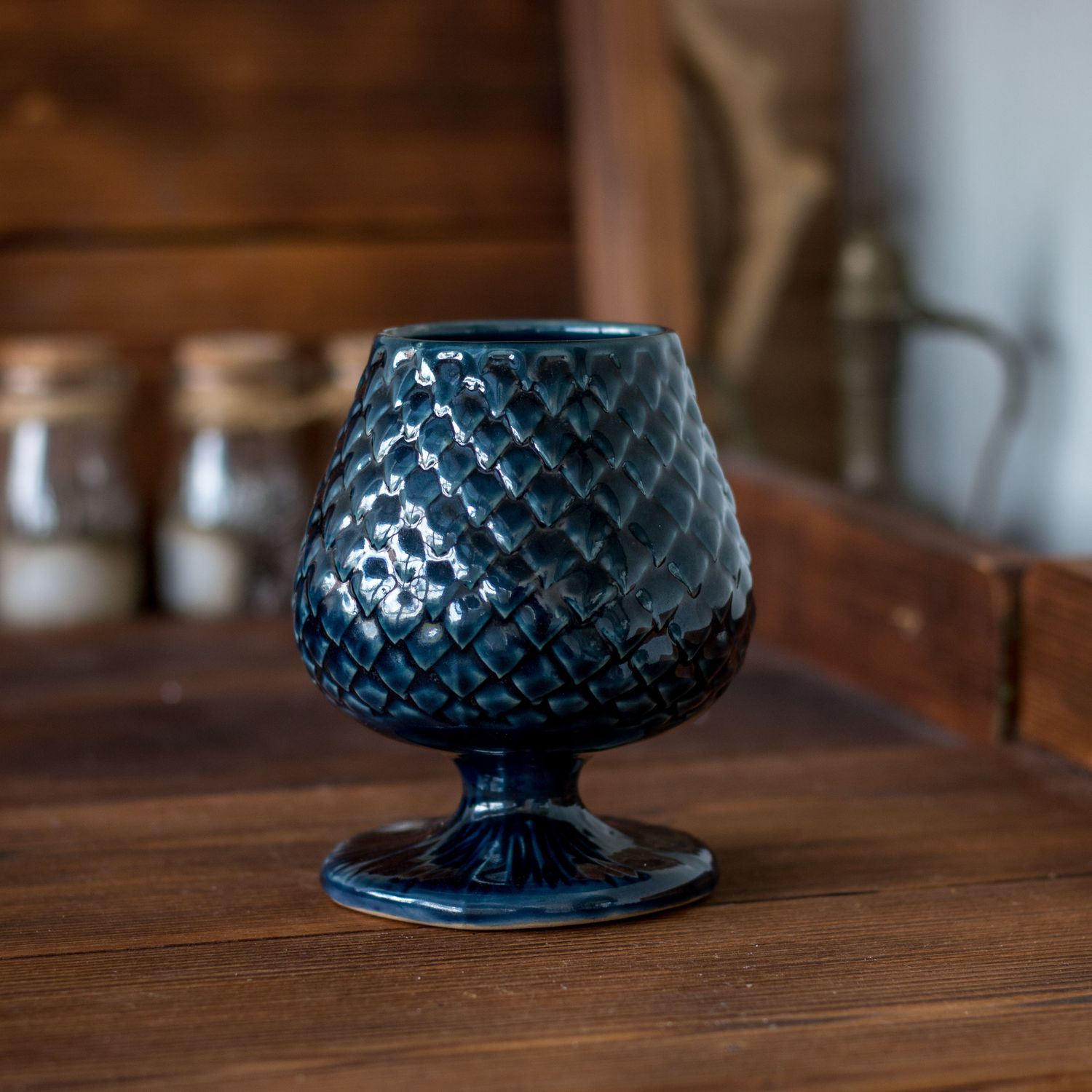 Storm Dragon, Ceramic Mug, Dragon scale mug, Handmade pottery