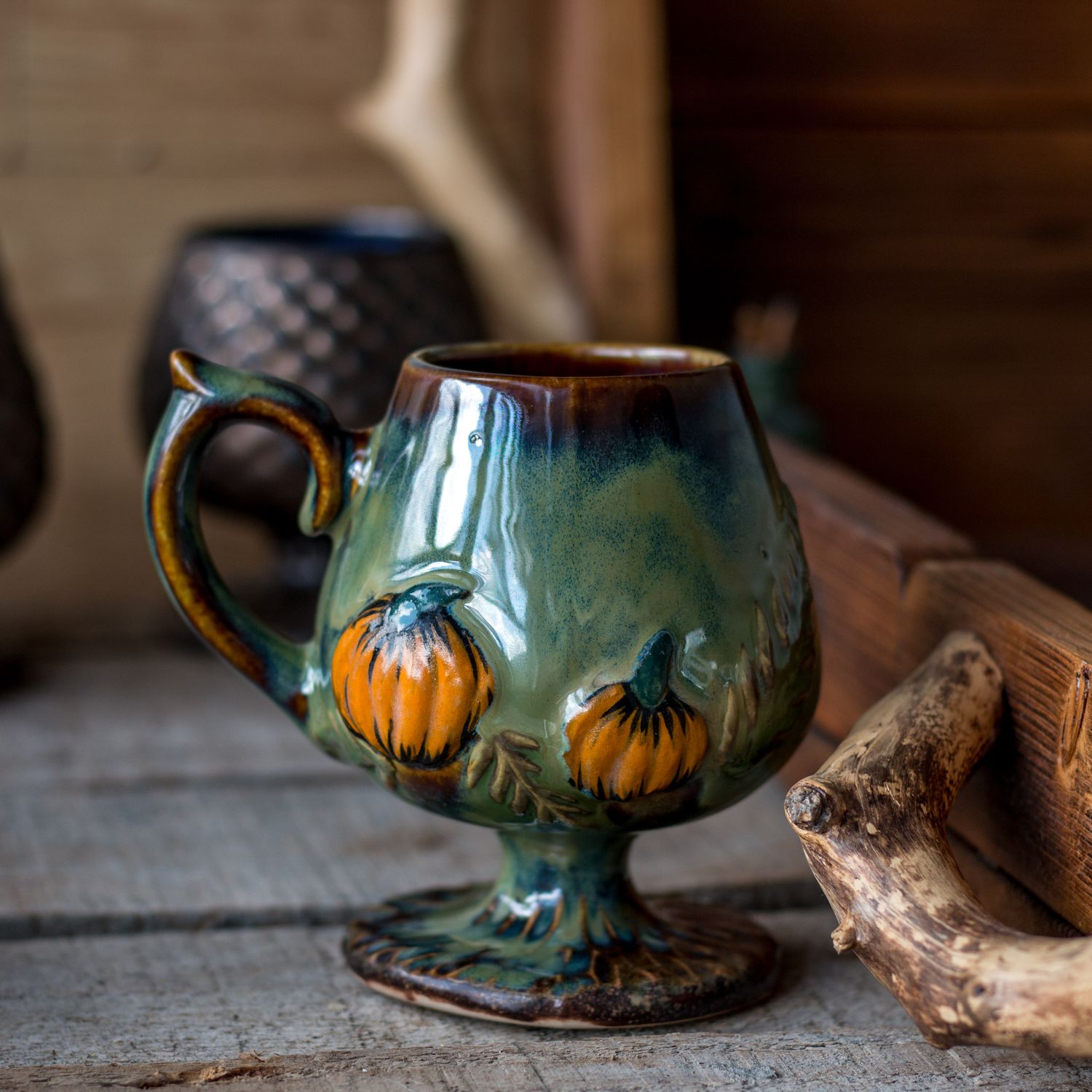 Pumpkin mug, Harvest mug