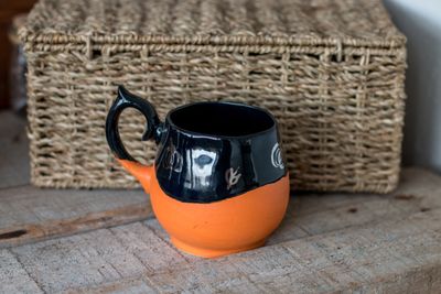 Weird orange mug