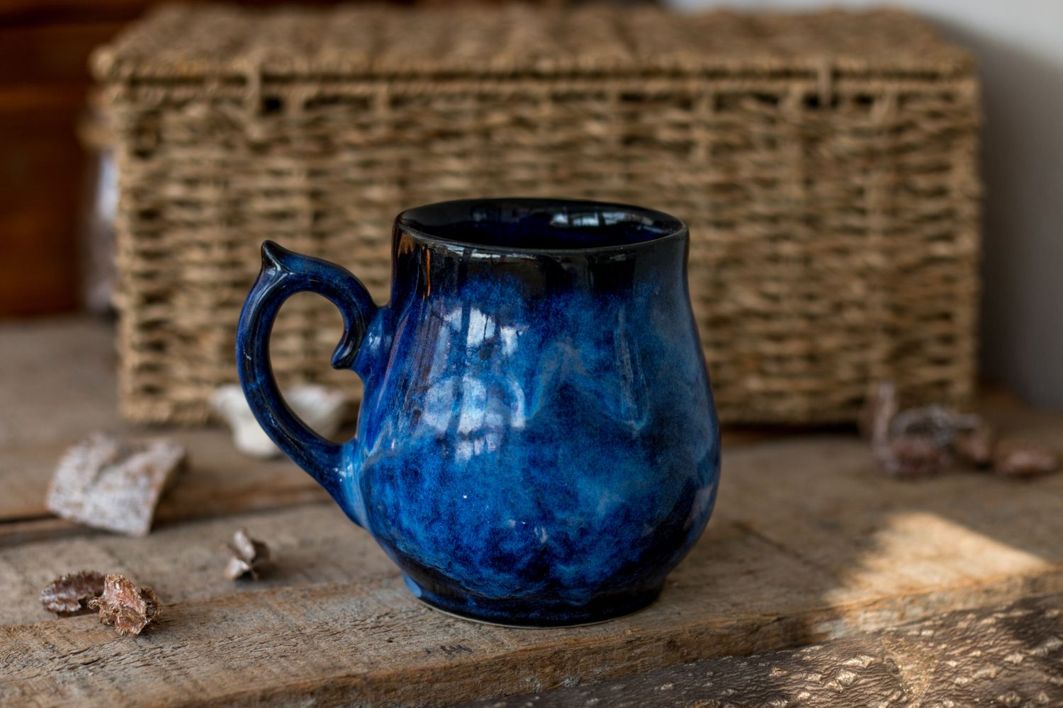 Dark blue mug