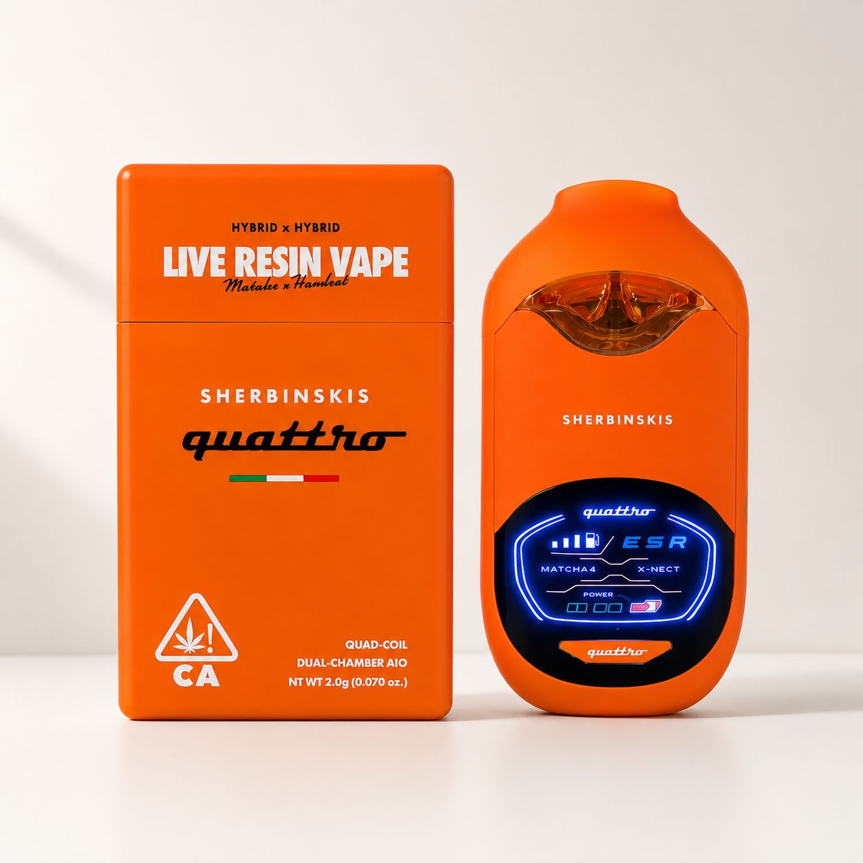 SHERBINSKIS QUATTRO LIVE RESIN VAPE (2G)