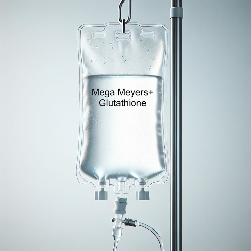 IV - Mega Meyers+ Glutathione Immune Adrenal Boost