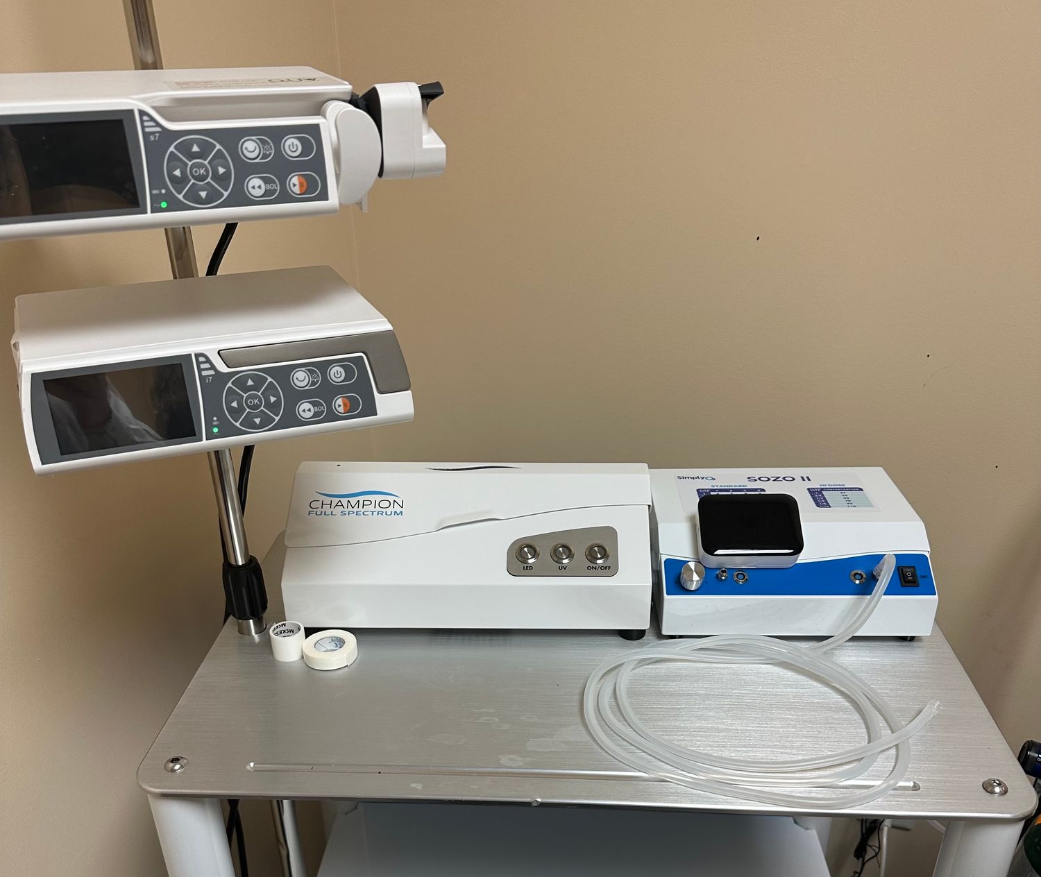 IV - High Dose Ozone (77,000 mcg Ozone) EBOO with UV/InfraRed/Full Spectrum Light Infusion